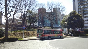 フレスコタウンちはら台　最寄りの鎌取駅前（奥にはイオンが）