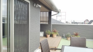 桧家住宅のモデルハウス　自慢の屋上
