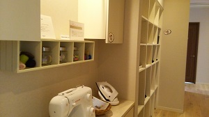 新昭和のモデルハウス　家事スペース